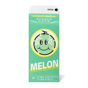나가니시 멜론 쥬스 미니팩 우유각 휴대용 콘돔 - 초박형 3P