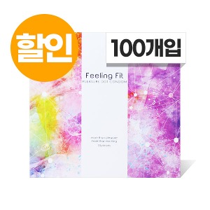 한국라텍스 필링핏 플레져 도트 대용량 벌크 콘돔 - 도트형 100P