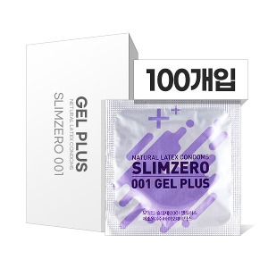 유니더스 슬림제로 001 젤플러스 콘돔 - 극초박형 100P