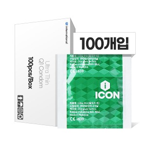 큐원인터내셔널 울트라씬 아이콘 Q1 대용량 벌크 콘돔 - 초박형 100P